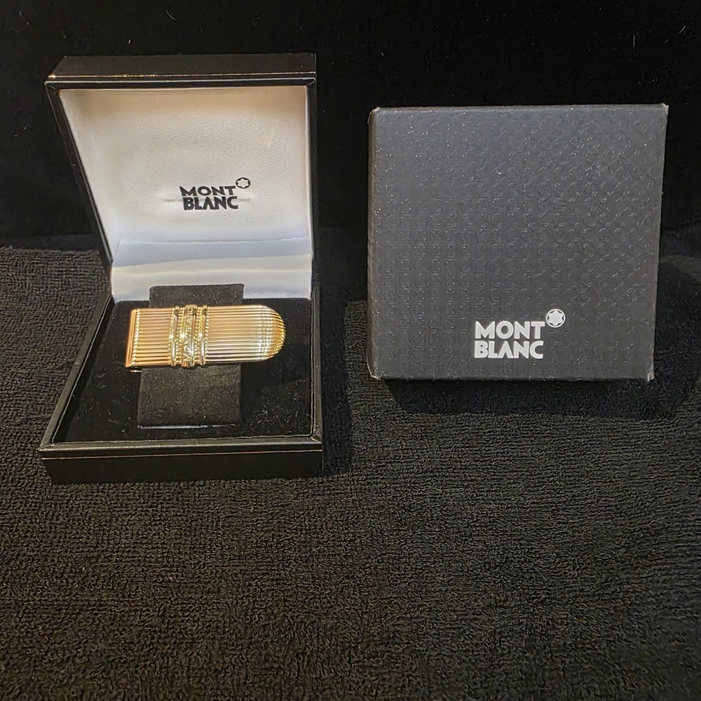 Montblanc Gold Vermeil/ 925 Silver Money Clip. Made In Germany (NWT) - Picture 3 of 17